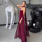 Cocoa Luxe Slit Dress
