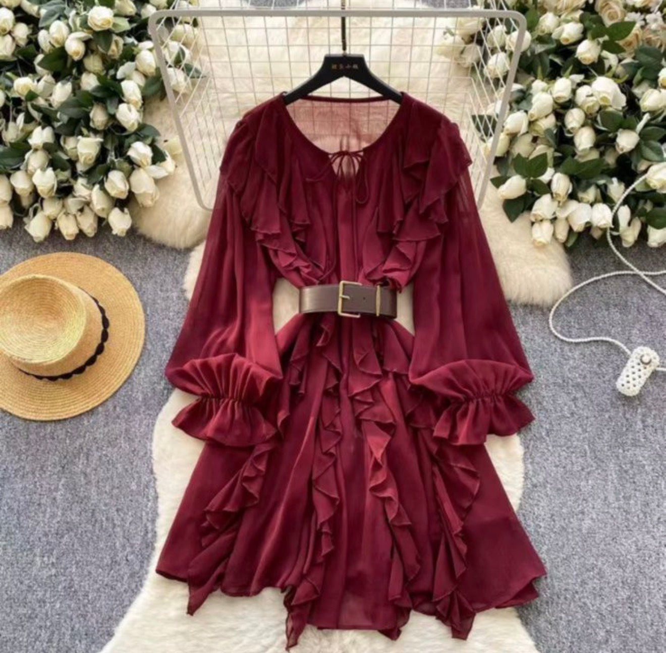 Boca Ruffle Dress