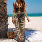 Mocha Luxe Monokini Sarong Set