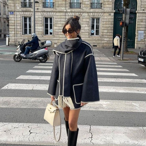 Mihaela Scarf Jacket