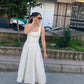 Noir Polka Flare Dress