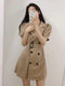 Classic Luxe Trench Dress