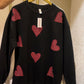 Heart Embellish Sweatshirt