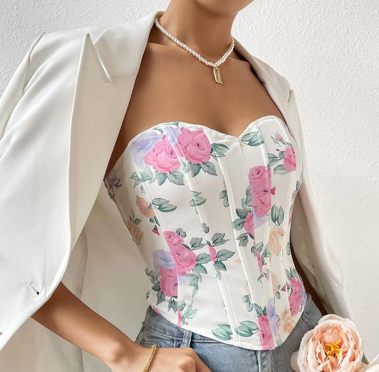 Flora Corset Top