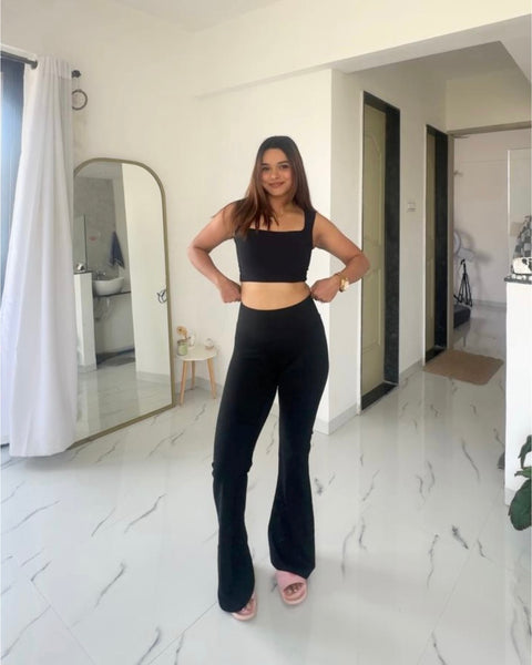 Niona Luxe High Waist Flare Pants