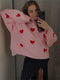 Plush Heart Sweater