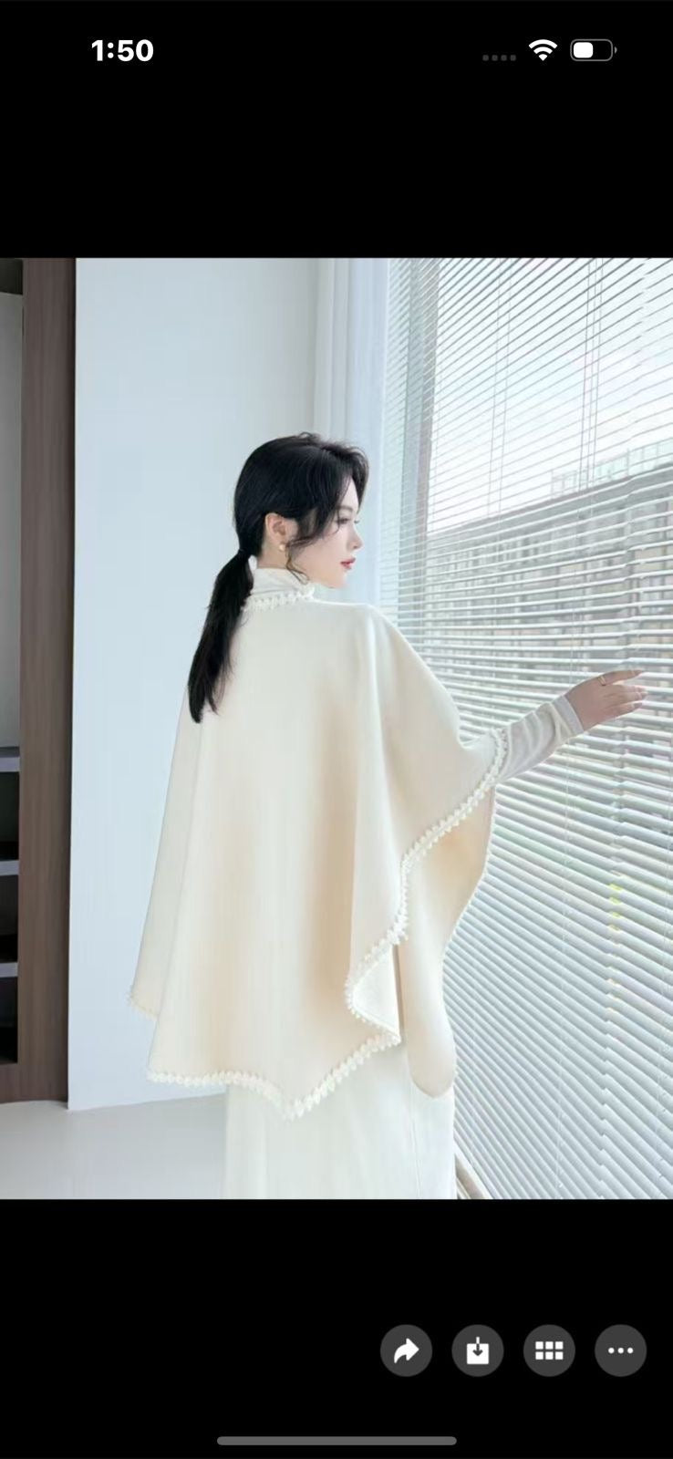 Amara Wrap Cape ( Free Size)