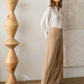 High waist wide leg pants