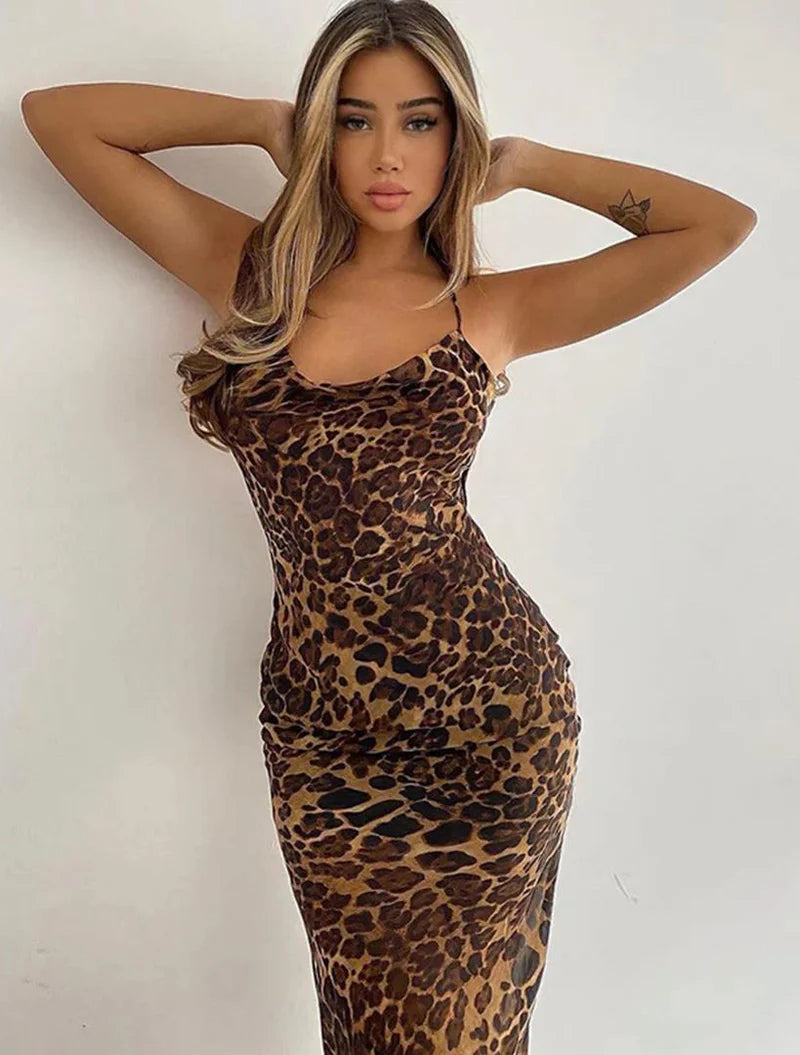 Leopard Print Bodycon Dress