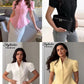 Zyva Luxe Peplum Top