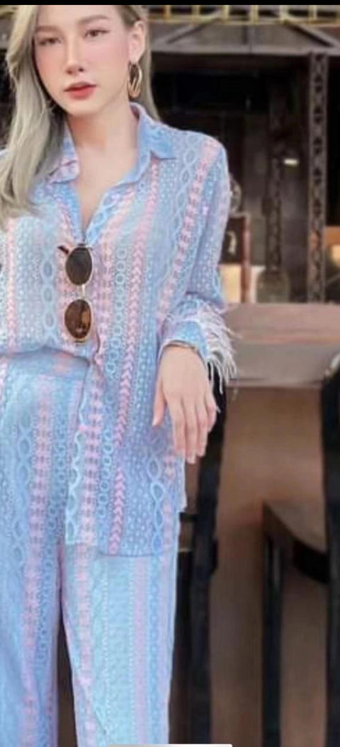 Blue Feather Cords