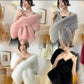 Crimson Elan Fur Wrap