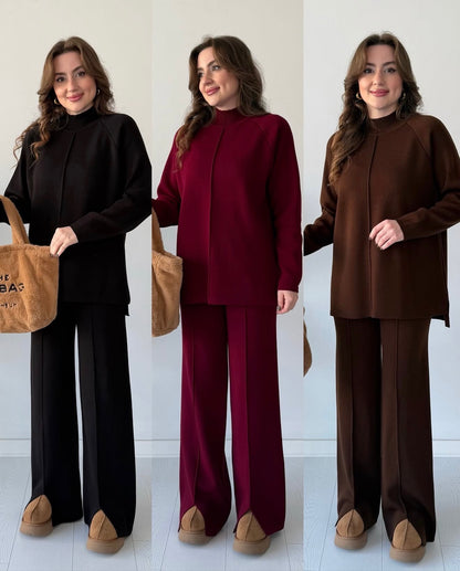 Aza Knitted Wollen Cords Set
