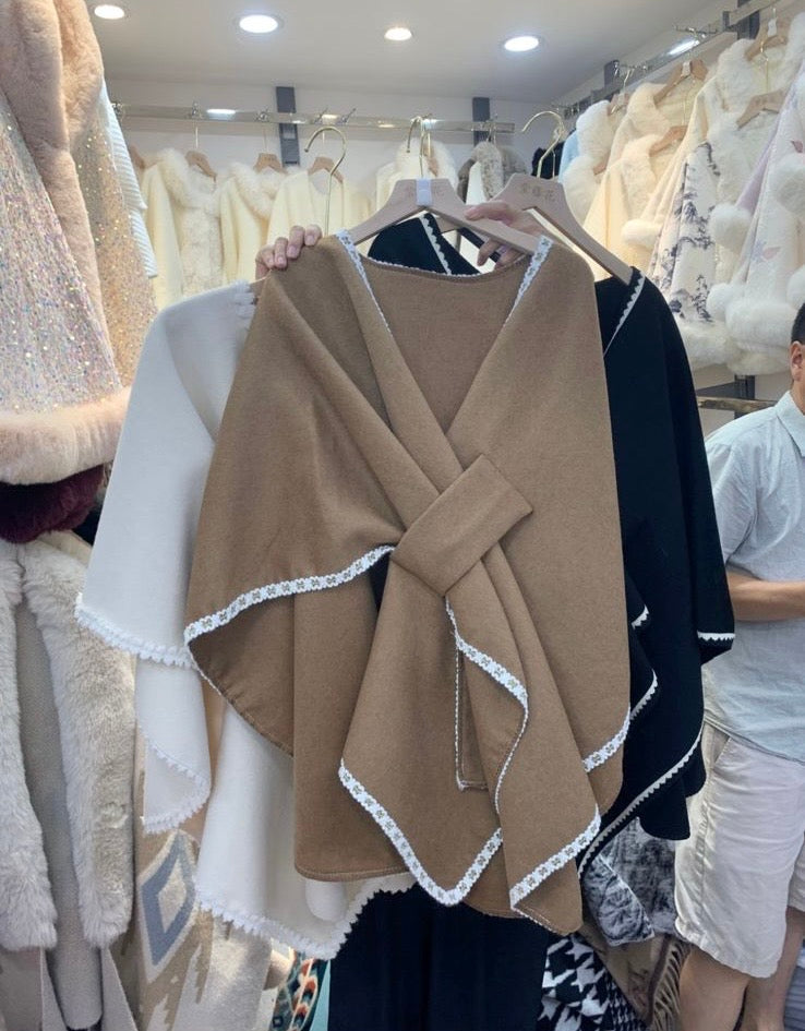 Amara Wrap Cape ( Free Size)