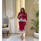 Elara Luxe Pleated Dress