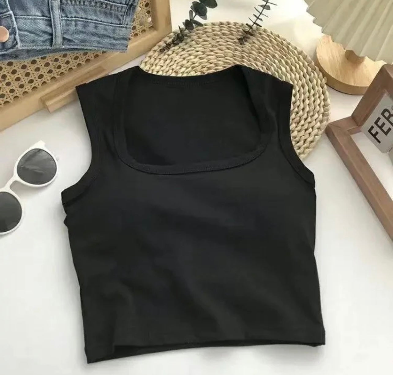 Lovito Tank Tops With Inbuilt Bra