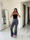 Niona Luxe High Waist Flare Pants