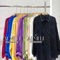 Crystal Embellished Fur Luxe Shirt