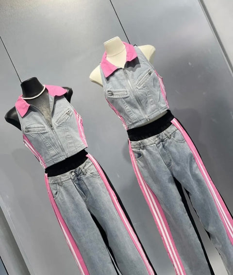 Denim Chic Coords Set