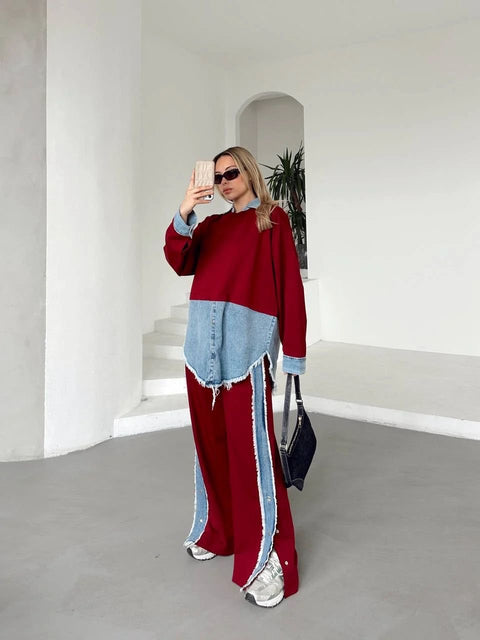 Denim Trim Statement Cords