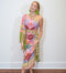 Colorful Printed Tassel Dress