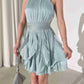 Aurora Ruffle Mini Dress