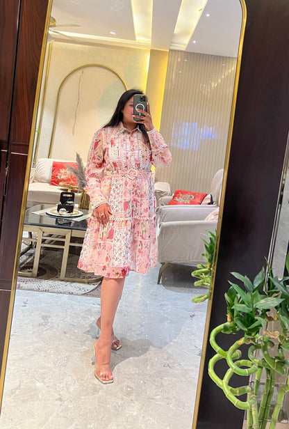 Silky Printed Dress