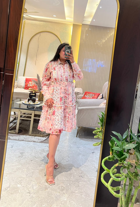Silky Printed Dress