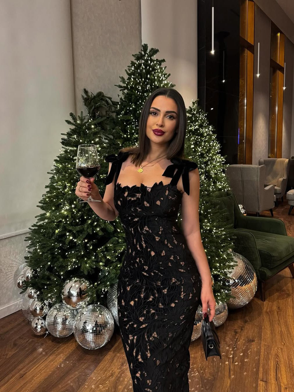 Christiana Luxe Lace Dress