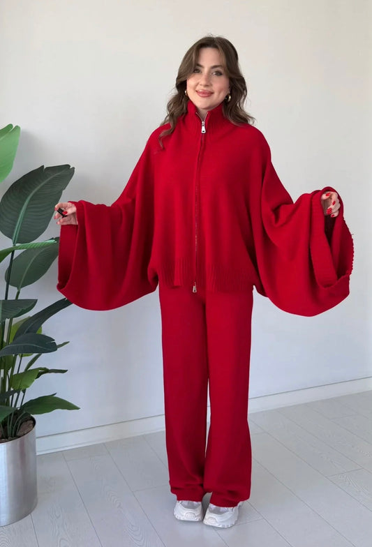 Kiana Drape knit cordset