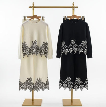 Ivory Bloom Luxe Cords Set
