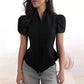 Zyva Luxe Peplum Top