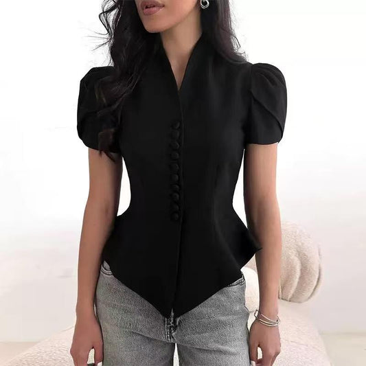 Zyva Luxe Peplum Top
