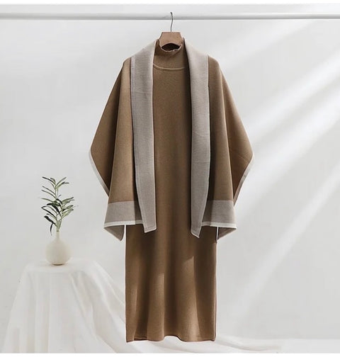 Ava Statement Dress With Stole