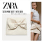 Satin Bow Skirt