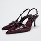 Zaraa Cherry Heels