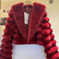 Crystal Luxe Puff Fur Jacket