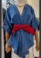 Denim Bow Bluose