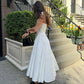 Ella White Waist Midi Dress
