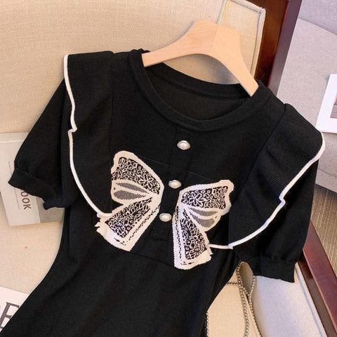 Knitted Bow Dress