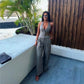 Halter Vest Pants suit set