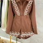Kilva Embriodery Shorts Set