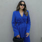 Blue Blazer Pant Set