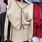Soft Neutral Skirt Set