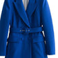 Mena Blue Blazer Dress