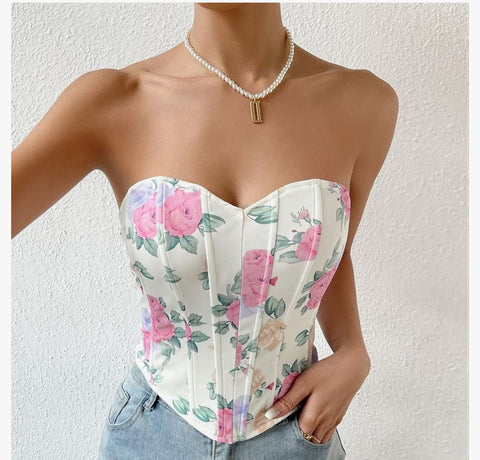 Flora Corset Top