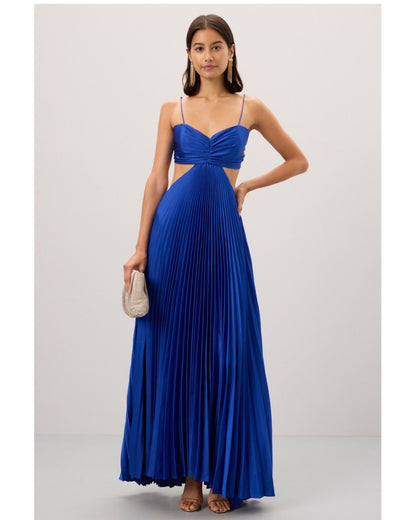 Chica Mettalic Evening Dress
