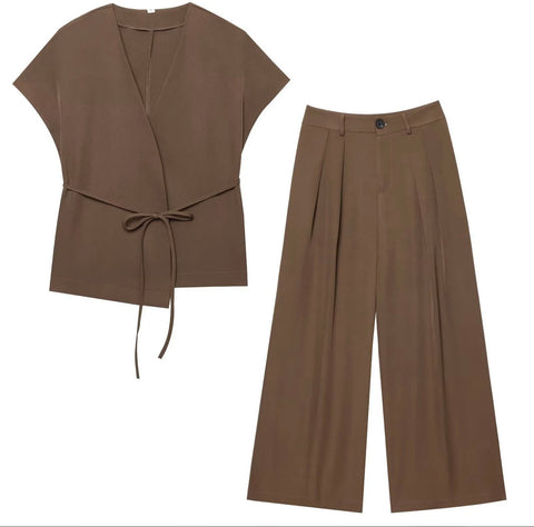 Mocha Luxe Cords Set