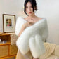 Crimson Elan Fur Wrap