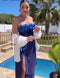 Luna Bloom Luxe Swimsuit with sarong